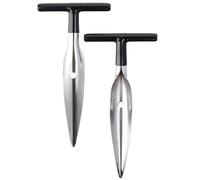 2 Pcs Stainless Steel Coconut Opener Set,Food Grade Bottle Opener Tool for Drilling Coconuts,Silver Kitchen Accessories