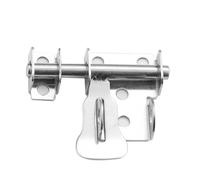 2 Pcs Stainless Steel Door Latch Toilet Lock Sliding Mechanism Bolts Hardware Easy Installation Hasp for Door