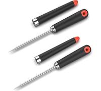 2 PCS Stainless Steel Ice Picks,Non-Slip Plastic Handle,Pick Tool for Breaking Ice,Ice Dispenser for Bartending,Ice Hockey Shaving,Bar,Kitchen