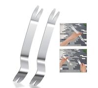 2 Pcs Stainless Steel Paver Puller Tool - Patio Paver Extractor & Removal Tool - Ideal for Garden, Lawn, & Yard - 7 Inch Long - Silver - Easily Replace Paver Patio Blocks