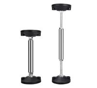 2 Pcs Stainless Steel Telescopic Support Rod Set Hand Jack Cabinet Pole 300kg Load-Bearing High Hardness Sink for Walls Ceilings