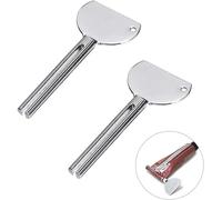 2 Pcs Stainless Steels Metal Tube Squeezer Keys Salon Toothpaste Tube Squeezers