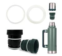 2 Pcs Stanley Thermo Stopper Replacement Rings/Rubber Gaskets - BPA-Free Silicone Seal for Classic Vacuum Insulated Wide Mouth Bottle (1.1QT, 2QT, 750ml, 1.9QT)
