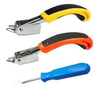 2 PCS Staple Remover Tool Set,Aesthetically Pleasing Upholstery Nail Puller | Staple Remover, Soft Cushion Staple Removal, for Furniture Wooden Floors and Carpets