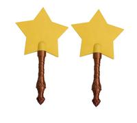 2 Pcs Star Magic Wandss Contactless Payment Card Holder, 3D Printed Wand Taps To Pay Credits Card Holder Wands Payment Cards, Magic Stars Shape Protector Storage Rod For Kids Teens Adults Cosplay