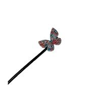 2 Pcs Star Rhinestone Flower Hair Clip Magic Bun Curler Styling Twist Maker Tools Dount Accessories Women Braider(Brown)