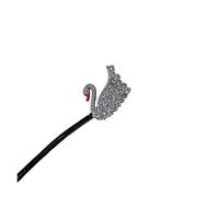 2 Pcs Star Rhinestone Flower Hair Clip Magic Bun Curler Styling Twist Maker Tools Dount Accessories Women Braider(Dark Khaki)
