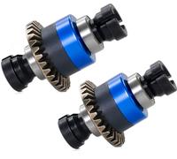 2 pcs Steel Assembled Differential 30T 0.8Mod GROM for ARRMA 1/18 Granite Typhon 1/14 Mojave GROM,Replacement # ARA311177#ARA311177V2 (Black Blue)