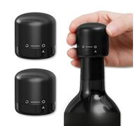 2 Pcs Stopper for Wine, Silicone Bottle Stopper, Wine Bottle Plug with Silicone, Reusable Wine Bottle stoppers, Preserve Your Wine for Longer, Keeps Wine Fresh, for All Standard Size Wine Bottle.