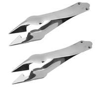 2 Pcs Strawberry Huller Tool, Stainless Steel Strawberry Stem Romover Pineapple Eye Peeler Clip Multi-Purpose Pineapple Cutter Slicer Corer Kitchen Gadgets for Fruit Core Remove