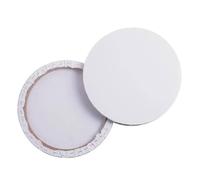 2 Pcs Stretched Canvas Frame for Artists, White Cotton Wooden | Thick Ready Canvas Panel, Smooth Painting Surface, Tidy Foundation for Gouache, Studios and Easels