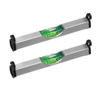 2 PCS String Line Level, Hanging Level Bubble Lightweight Aluminium Compact Spirit Levels for Builders Engineers Carpenters DIY Construction Surveying Metalworking Tools High Precision Measuring Tool