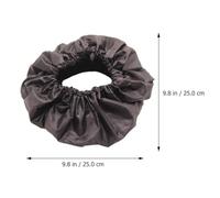2 Pcs Stroller Wheel Cover Black Oxford Cloth Protector