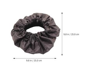 2 Pcs Stroller Wheel Cover Black Oxford Cloth Protector