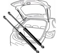 2 Pcs Struts Car Tailgate Gas for Lexus IS 250C IS350C 300C Cabriolet 2009-2015, Car Tailgate Gas Struts Car Shock Gas Spring Prop Lift Support Rod Rear Trunk Tailgate