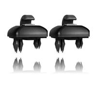 2 PCS Sun Visor Clip Hook,Replacement Sun Visor Bracket Hanger,Auto Car Sun Visor Clip Hook,Sun Visor Bracket Hanger for Audi A1 A3 A4 A5 Q3 Q5(Black)