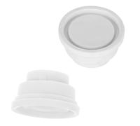 2 Pcs Swimming Pool Ladder Bumper Rubber Plugs,Ladder Bumper,Pool Ladder Rubber End Caps Safety Bumper,Rubber Stopper Bumper Replacement,Swimming Pool Supplies