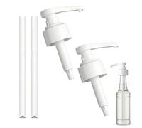 2 Pcs Syrup Pump for Monin Glass Bottle,for Skinny Syrups,Simply Syrups,Torani,Each pump delivers exactly 10ml,Food-Grade Press Pump,for 750ml-1000ml Syrup Bottles,Can be Cut to the Desired Length