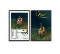 2 PCS Sza Poster Lana Sos Deluxe Album Cover Wall Art Canvas Posters Room Decorative Aesthetic Poster Print Decor Posters 16x24inch(40x60cm) Style-1