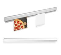 2 Pcs Tab Grabber Restaurant Order Grabber Kitchen Order Holder Aluminum Alloy Slide Check Rack Order Tab Grabber Folder Ticket Rack Holder Bill Receipt Hanging Rack for Catering Cafe Pub Bar