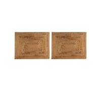 2 Pcs Table Mats Non Slip Rattan Placemats Dining Table Heat Resistant Woven Place Mats Insulation Heat Resistant Mats