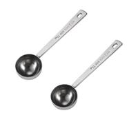 2 Pcs Tablespoon Measuring Spoon, Tablespoon Scoops with Long Handle, 15ml Stainless Steel Coffee Measuring Spoons, Easy-Washing, for Coffee Milk Fruit and Other Powder Measurings
