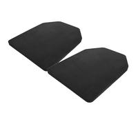 2 Pcs Tactical Vest Chest Plate EVA Foam Insert for Hunting Training | Detachable Inner Liner Design, Black Finish, Added Cushioning and Impact Protection for Rig Use