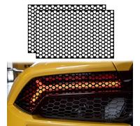 2 Pcs Tail Light Honeycomb Fish Scale Stickers for Ford Tourneo, Custom, Courier, Capri, Puma, Gen-E, Explorer EV 2024-2025, Waterproof High-Adhesion Vinyl Decals Self-Adhesive Lamp Film Wrap