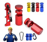 2 Pcs Tall Stair Gauges for Framing Square, Aluminum Alloy Hexagonal Stair Stringer Layout Jig with Holder & Hook, Circular Saw Guide Attachment for Rafter Layout, Carpentry Tools (Red)
