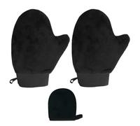 2 PCS Tanning Mitt Applicator, Washable Self Tan Applicator Mitt with Thumb, Double-Sided Sunless Tanning Glove Reusable for Self Tanners Lotion Mousse Creams