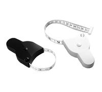 2 Pcs Tape Measure Body, 150 Cm Retractable Tape Measure, Automatic Telescopic Body, Mini Portable Waist Measuring for Body Measurements Tracking Weight Loss