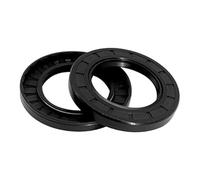 2 Pcs TC Oil Seal, NBR Rubber Skeleton Seal, Double Lip Shaft Seal Universal Oil Seal for Automotive Gearbox Engines, 47x25x7mm