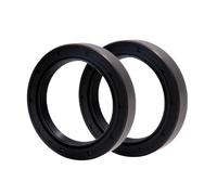 2 Pcs TC Oil Seal, Nitrile Rubber Shaft Seals, Double Lip Sealing Ring for Universal Industrial Pumps Machinery, 40x27x7mm
