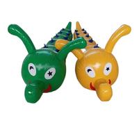 2 PCS Team Building Games Outdoor Activities PVC Inflatable Dragon Boat Fun Race Equipment for Schools Corporate Community(4 Seats/L-3.5M)