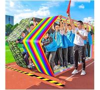 2 PCS Teamwork Games Playing Run Mat Teamwork Gymnastics Games Sports Equipment(Kids-4M)
