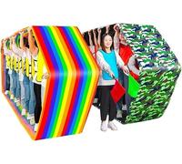 2 PCS Teamwork sports game Run Mat Field Outdoor Event Team Building Game(Kids-6M)