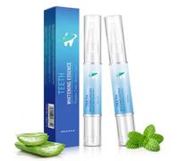 2 Pcs Teeth Whitening Gel, Teeth Whitening Pen for Surface Stain Removal from Tea, Coffee and Wine, Daily Tooth and Gum Care, Brighter-Looking Smile for Home and Travel Use