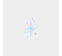 2 Pcs Temporary Tattoos For Adults Blue Polaris Wrist Clavicle Neck Waterproof Long-Lasting Female Simulation Small Fresh Small Picture Fake Tattoo Stickers