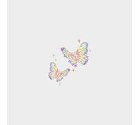 2 Pcs Temporary Tattoos For Adults Color Butterfly Wrist Clavicle Neck Waterproof Female Long-Lasting Small Picture Fake Tattoo Stickers