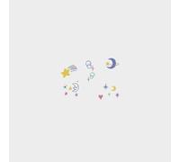 2 Pcs Temporary Tattoos For Adults Colorful Mini Patterns Fingers Cute Waterproof Long-Lasting Female Simulation Small Fresh Small Picture Fake Tattoo Stickers