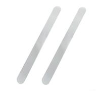 2 Pcs Tennis Racquet Head Guard Tape | Clear Protection Strip for Racket Frame | 37cm x 3.5cm Transparent Bumper Guard for Tennis | Badminton | Pickleball