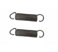 2 Pcs Tension Springs With Hooks 180mm, Wire Dia 5.0mm, 35mm OD