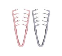 2 Pcs Texture Comb for Men&Boys,Magic Comb for Professional Hairstyling,Roots Volume Tool,Grey Men Texture Comb for Pompadour,Natural Volume,Use in Hair Salons and Barber Shops (Gery+Pink)