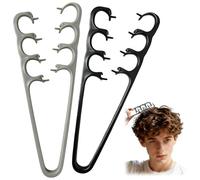 2 Pcs Texture Comb, Magic Comb, Nlsqw Texture Combs Men Second Generation, Wide-Tooth Texturising Combs, Roots Volume Tool for Bangs Hairdressing, for Volume and Grooming