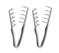 2 Pcs Texture Comb, Styling Comb, Voluminous Wide-Toothed Hair Magic Combs, Lightweight Volume Combs, Practical Roots Volume Tool, Barber Detanglers Tool Set, Ideal for Messy, Curly Hair