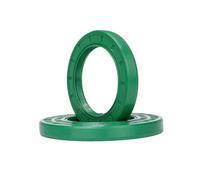 2 Pcs TG skeleton oil seal, nitrile rubber 35mm ID, 43mm OD, 5mm thickness, High temperature and wear-resistant double lip seal