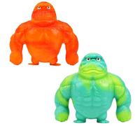 2 Pcs The Monkey, Monkey Toy, Gorilla Toy, Stretchy Monkey, Monkey King, Orangutan Teddy, For Kids Adults, Sensory Therapy Toys For Anxiety Relief, Funny Desk Decor For Office Home