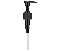 2 Pcs Thread Bottle Pump Dispenser, Replacement Press Pump | Standard screw thread, smooth pressing, easy installation, fit kitchen & coffee bar use,black