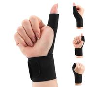 2 PCS Thumb and Wrist Compression Gloves, Soft Elastic Thumb and Wrist Support Women, Fits Both Left and Right Hands
