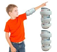 2 PCS Thumb Sucking Stop for Kids Finger Sucking Guard Stop Nail Biting Treatment for Toddlers Nail Biter Stopper Prevention Anti Nose Picking Pediatric Elbow Immobilizer Brace (Rainbow)